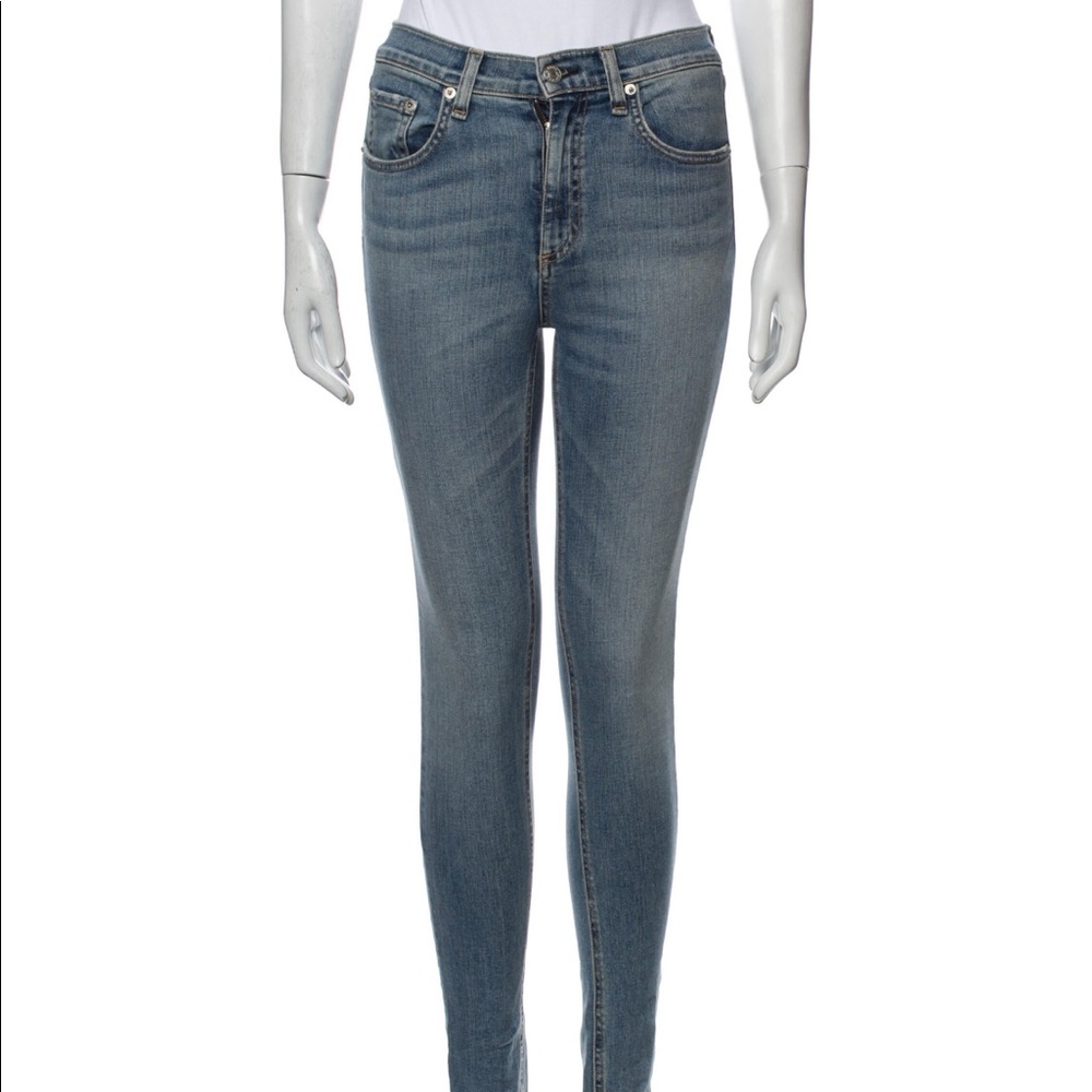 Rag & Bone mid-rise skinny jeans